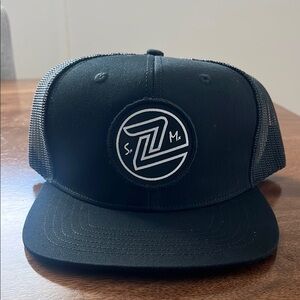 Z Flex Santa Monica Black Mesh Trucker Hat